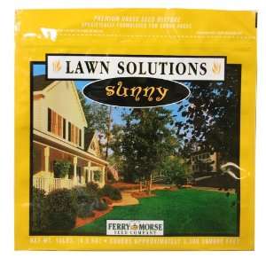   Lawn Solutions Sunny Grass Seed Mix North, 10 Pound Bag Patio, Lawn