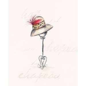    Hat Stand I   Artist Celeste Peters   Poster Size 8 X 10 inches