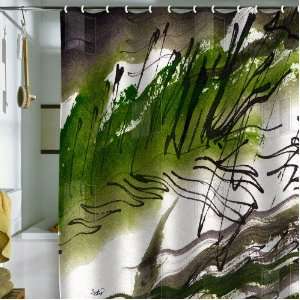  Shower Curtain Green Souls (by DENY Designs)