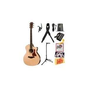 Guitar Bundle with 10 Foot Instrument Cable, Tuner, Capo, Humidifier 