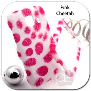 Cheetah VELVET Skin Case Cover LG Optimus V U S LS670  