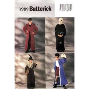 Butterick 3989   Boys Costumes Harry Potter, Warlock, Rocky, Monk 