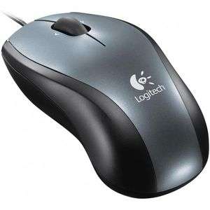 Logitech V100 Optical Notebook Mouse 3 BTN Wired USB Refurbished by 