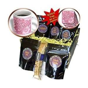 Turner Heart Design   Heart on Flowers Pink   Coffee Gift Baskets 