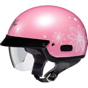 HJC IS 2 Flora Open Face Motorcycle Helmet MC 8 Pink Small S 0823 1208 