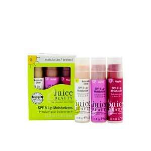  Juice Beauty SPF 8 Lip Moisturizers Trio (Quantity of 3) Beauty