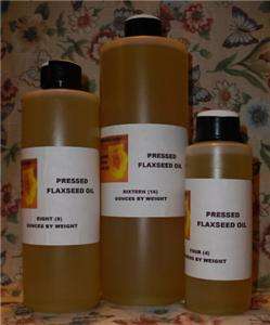 16oz 100% PURE EXPELLER PRESSED FLAX SEED OIL  