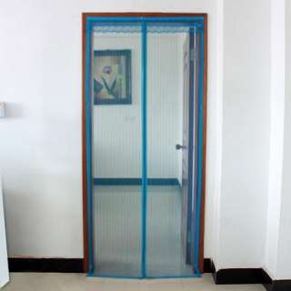 Blue Door Magnetic Mosquito Insect Net Netting 2xScreen  