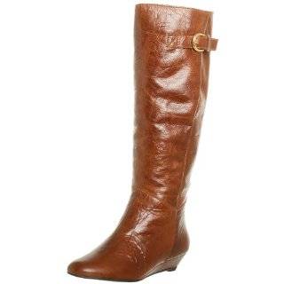 STEVEN by Steve Madden Womens Intyce Riding Boot,Cognac,7.5 M