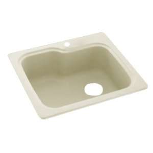 Swanstone KSSB 2522 037 25 Inch by 22 Inch Single Bowl Kitchen Sink 