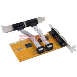   232 DB9 Serial Port PCI I/O Controller Card Expansion Adapter P  