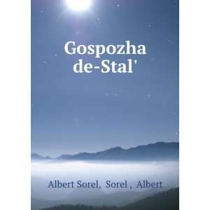   de StalÊ¹ (in Russian language) Sorel , Albert Albert Sorel Books