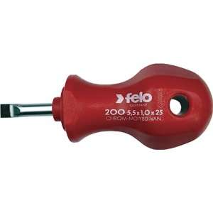 Felo 0715713045 6.5m Meter x 1.2 x 1 Inch Slotted Stubby Screwdriver 
