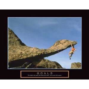  Goals   Rock Climber by Craig Tuttle. Size 28.00 X 22.00 