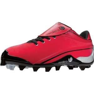  Verdero Mens Low Molded Scarlet/Silver Baseball Cleats 