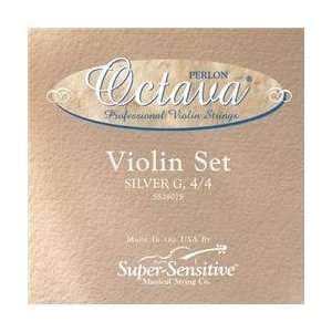   Ball Octava Violin Strings Set, Nickel G 4/4 Size Musical Instruments