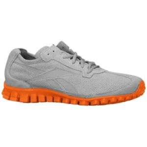 Reebok RealFlex Suede   Mens   Running   Shoes   Grey/Orange