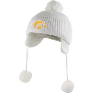  Iowa Hawkeyes Infant White Teddy Knit Hat Sports 