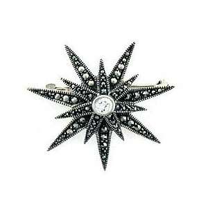  Judith Jack Starburst Pin Jewelry