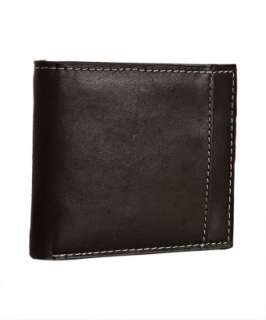 Ben Sherman black leather Union Flag bi fold wallet   up to 