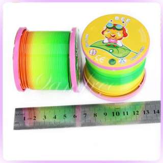 Magic Slinky Rainbow Spring 6.5cm Kid Party Favour Toy  