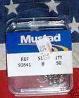 mustad size 8 beak fishing hooks ref 92641 qty 50