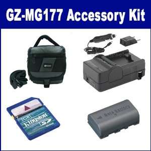  JVC Everio GZ MG177 Camcorder Accessory Kit includes SDM 