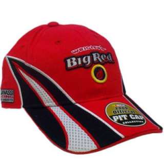 HAT NASCAR PIT CAP 2009 WRIGLEY BIG RED GANASSI RACING JUAN MONTOYA 