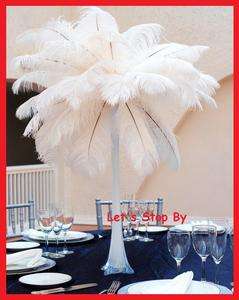 15 Ostrich Feather Natural White 16 19 Wedding Decoration Eiffel 
