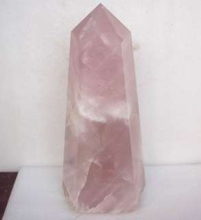 This item is huge natural rose quartz crystal point polished healing 