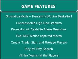 NBA Live 99 Features