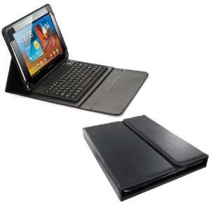 (tm) Bluetooth Keyboard Leather Folding Case for Samsung Galaxy Tab 