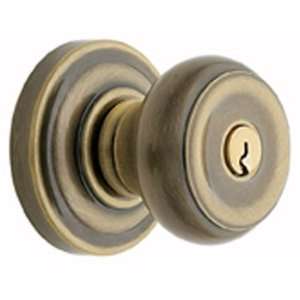   Colonial Style Keyed Entry Door Knob Set with Clas