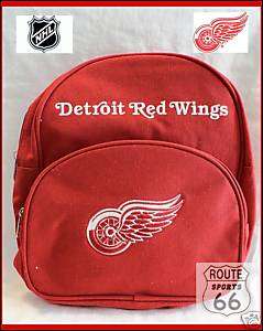 DETROIT RED WINGS HOCKEY SMALL BACKPACK GAME BAG NEW  