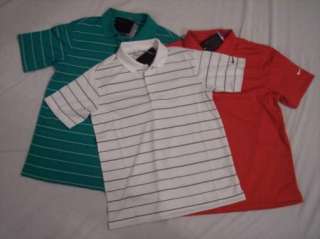 NWT Boys Nike Pro golf short sleeve polo shirt dri fit ~ medium large 