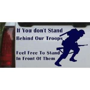   Stand In Front Of Them Military Car Window Wall Laptop Decal Sticker