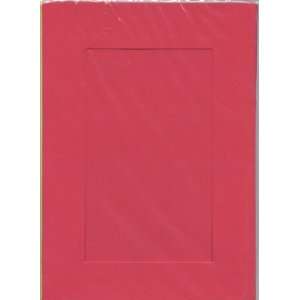  Large Red Card   Rectangle Opening
