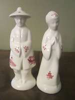 NEW CHURCHILL CHINA SALT & PEPPER SHAKER ROSA PINK WILLOW COLLECTION 