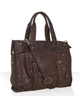 Hype cocoa leather Milly large satchel bag  