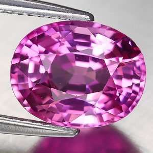  4.57ct Oval Pink Natural Sapphire Loose Gemstone 