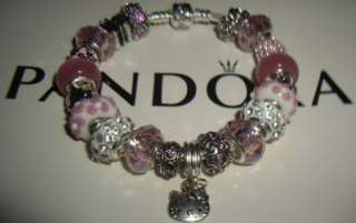Authentic Pandora Hello Kitty Charm Bracelet  