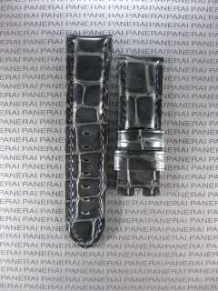 24mm ELITE Leather Deployment Band Strap for PANERAI 24  