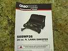 OHIO STEEL 50SWP26 LAWN SWEEPER OWNERS MANUAL