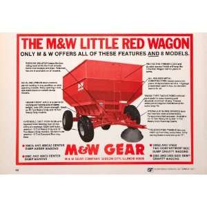   Illinois Machinery Bolster Farming Farmer Wagon   Original Print Ad