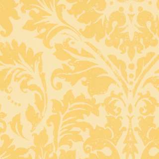 Yellow Gold and Cream Damask Wallpaper SD25663  