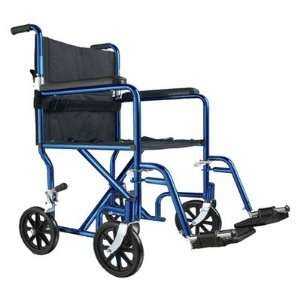  Medline MDS808200 Excel Aluminum Transport Wheelchair 