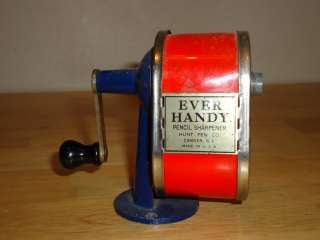 Fantastic EVER HANDY Pencil Sharpener 1940s RARE 2 tone plymouth 