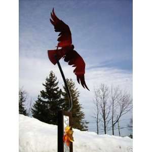  Metal Garden Sculpture, Fire Bird