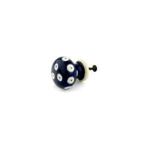 Boleslawiec Polish Pottery drawer pull knob H3844B pattern 70A made by 