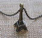 Vintage fashion brass 3D BIKE pendant chain necklace items in All that 